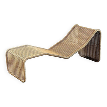 Chaise longue P3 par Tito Agnoli, Italie années 1960