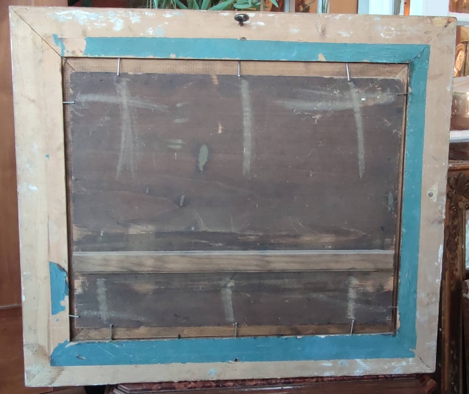 Old Still Life Oil Painting/Golden Frame/19th Century/L.Gervais