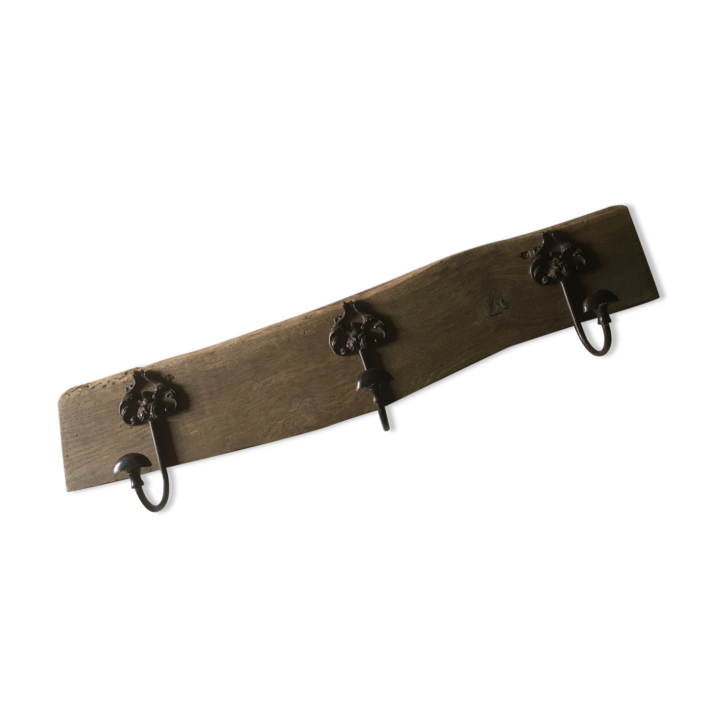 Patère bois & métal