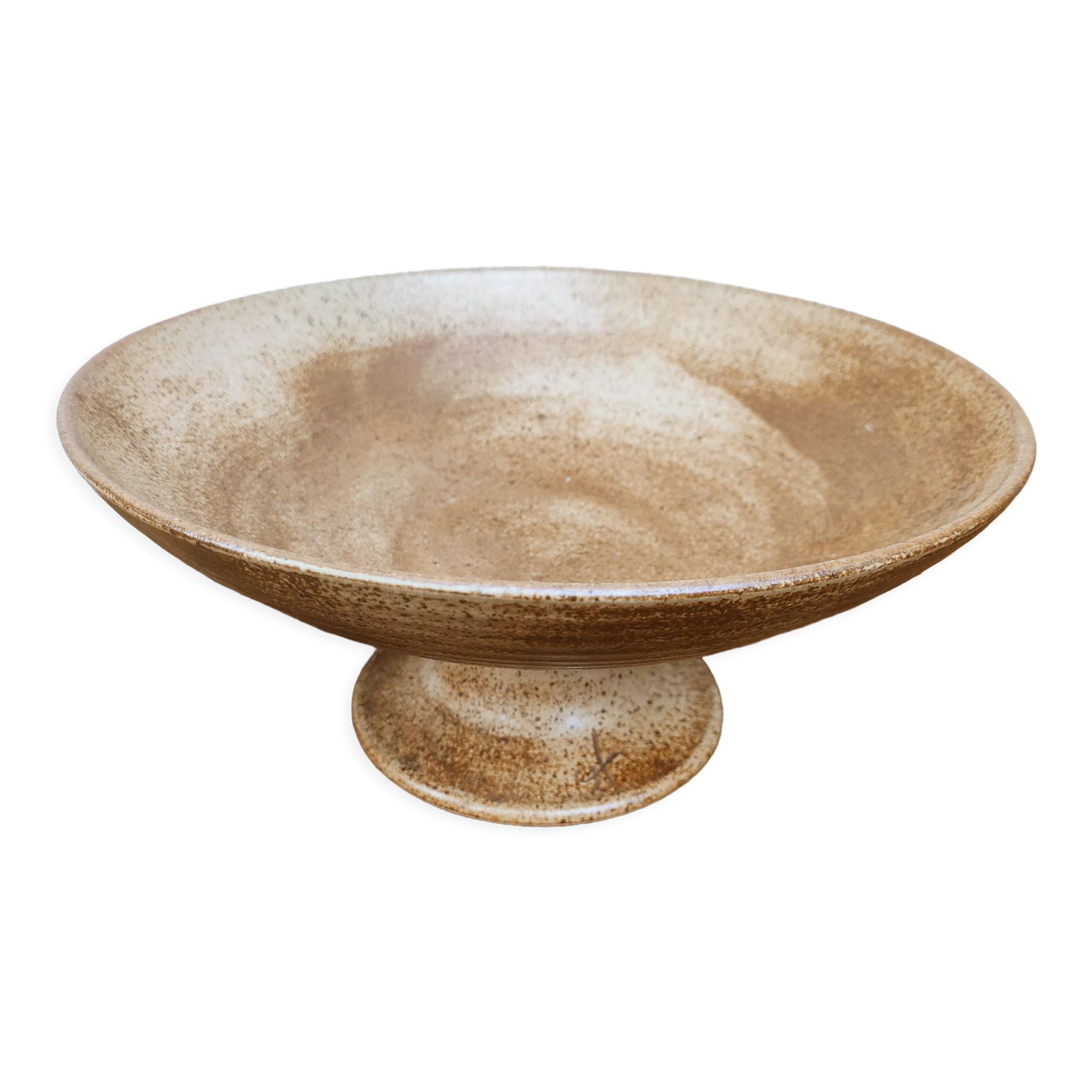 Sandstone cup by Puisaye Nathalie and Christophe Hurtault