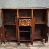 Antique carved solid wood buffet – Cherub decoration – 19th century