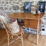 Rattan desk