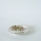 Shell pocket in silver metal, hallmarked, 20th century