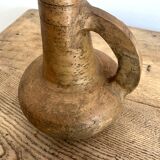 Bouteille ancienne ou jarre en terre cuite