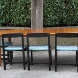 Danish teak extendable round table of the years 60