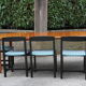 Danish teak extendable round table of the years 60
