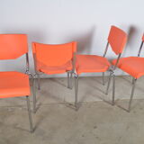 Vintage orange chairs