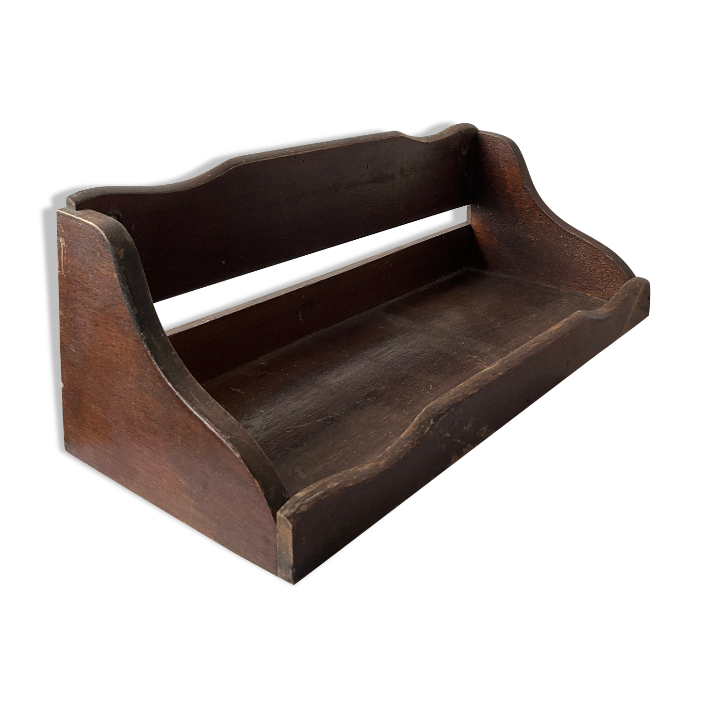 Old wooden shelf