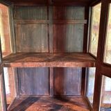 Grey lacquered wooden china buffet