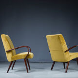 Armchairs by Jaroslav Smidek for Ton, 1960s, Set of 2