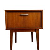 wooden bedside table / vintage side cabinet