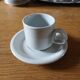 12 bistro coffee cups and 2 pots