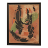 Abstract painting by Albert Coste