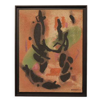 Abstract painting by Albert Coste