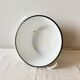 Large vintage basin in white enameled sheet metal