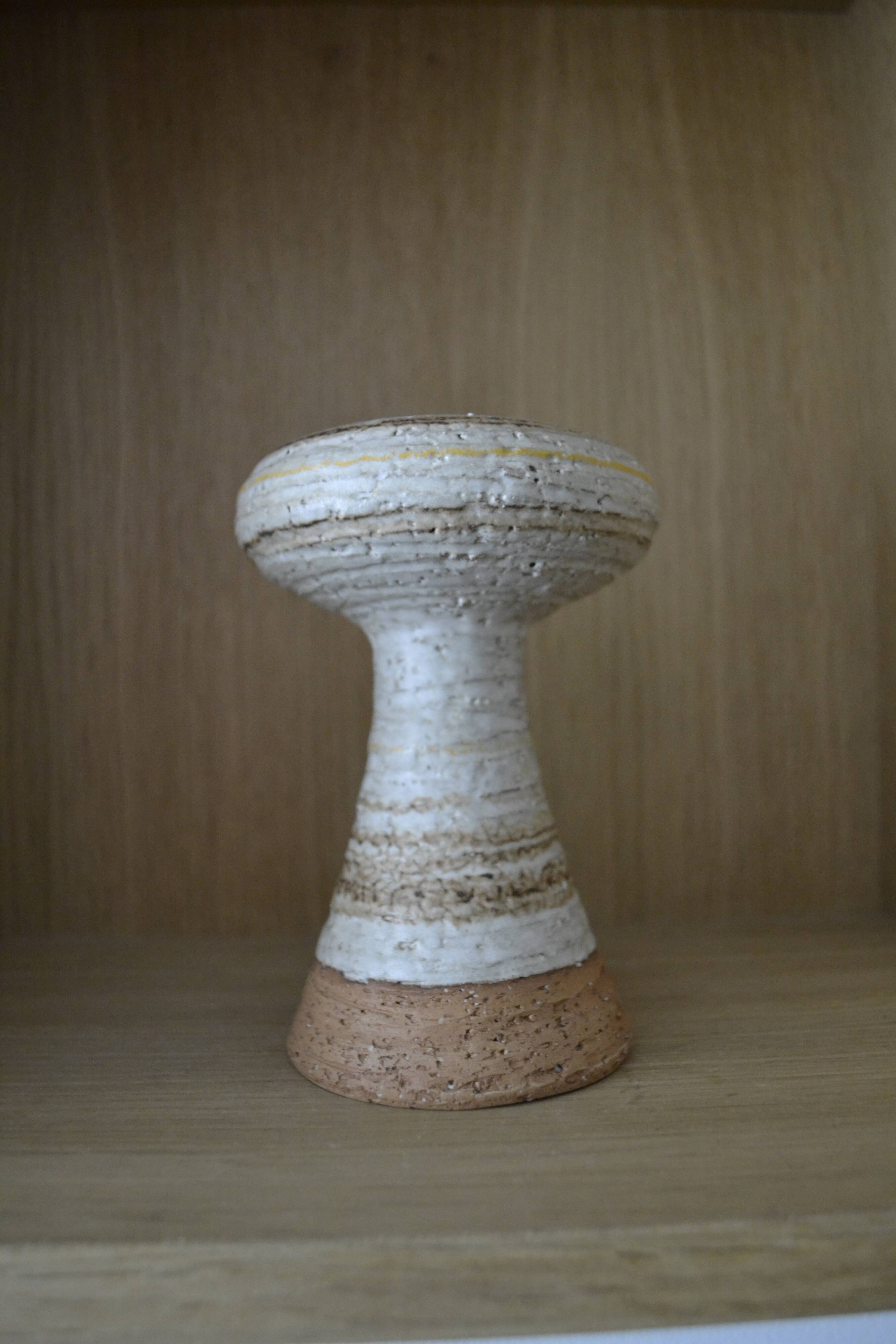 Mushroom candle holder