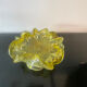 Empty ashtray pocket Murano Barovier Toso Vintage gold glitter