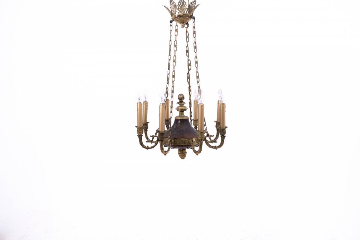 Lampe, Europe occidentale, vers 1920.