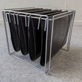 Magazine rack by Gérard Rignault for Group S.A, France around 1970.