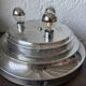 Lampe de table verre bullé Space Age années 70