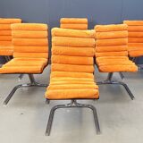 Set of 6 Space Age Dining Chairs, 1970s