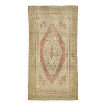 Tapis anatolien vintage turc 110 cm x 205 cm
