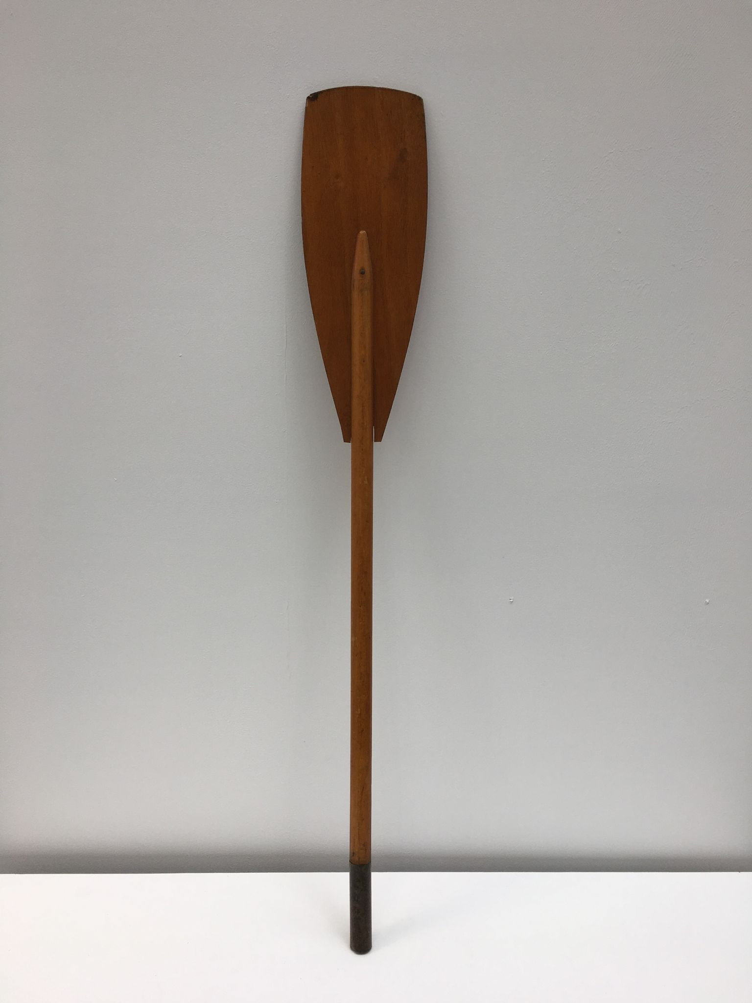 Old wooden oar