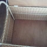 Vintage wicker toy box