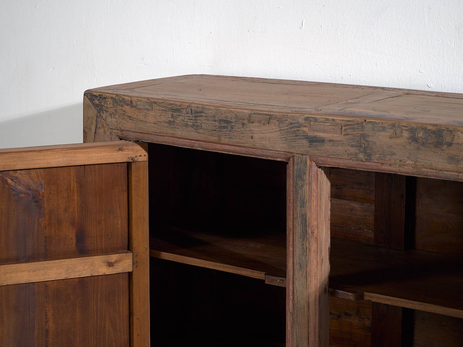 Antique oriental three-door sideboard (circa 1900)
