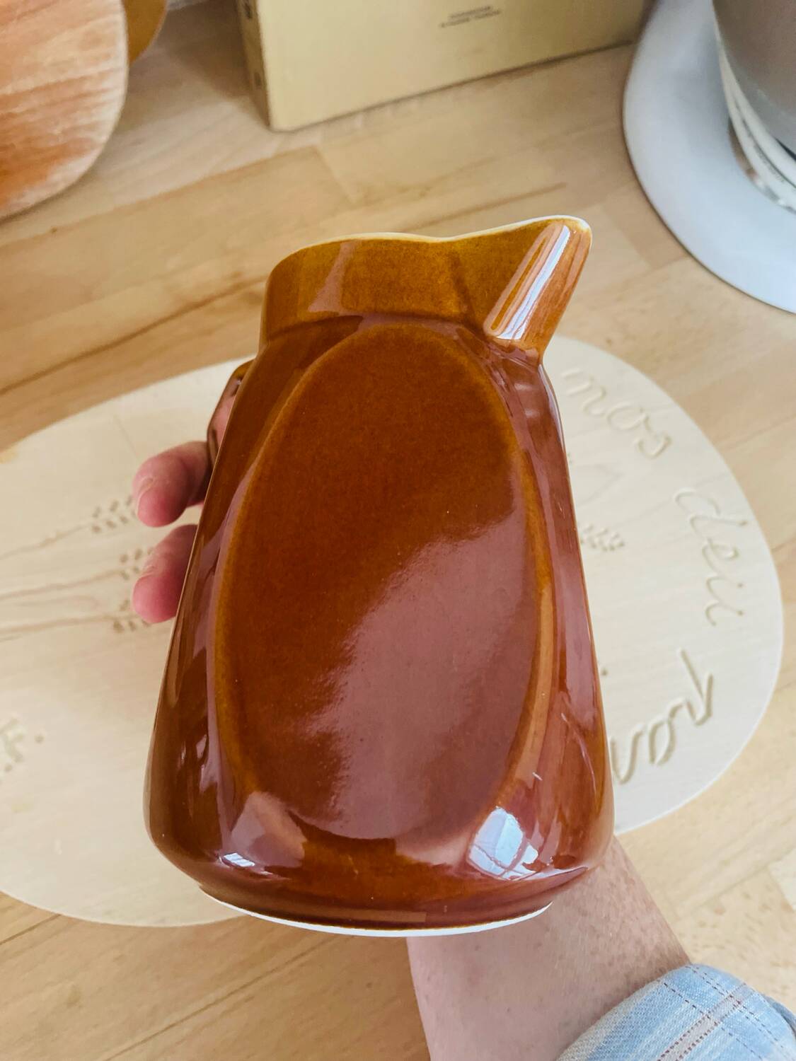 Vintage bistro milk jug