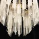 Venini Triedi Crystal Chandelier 1970