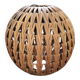 Vintage wicker pendant light