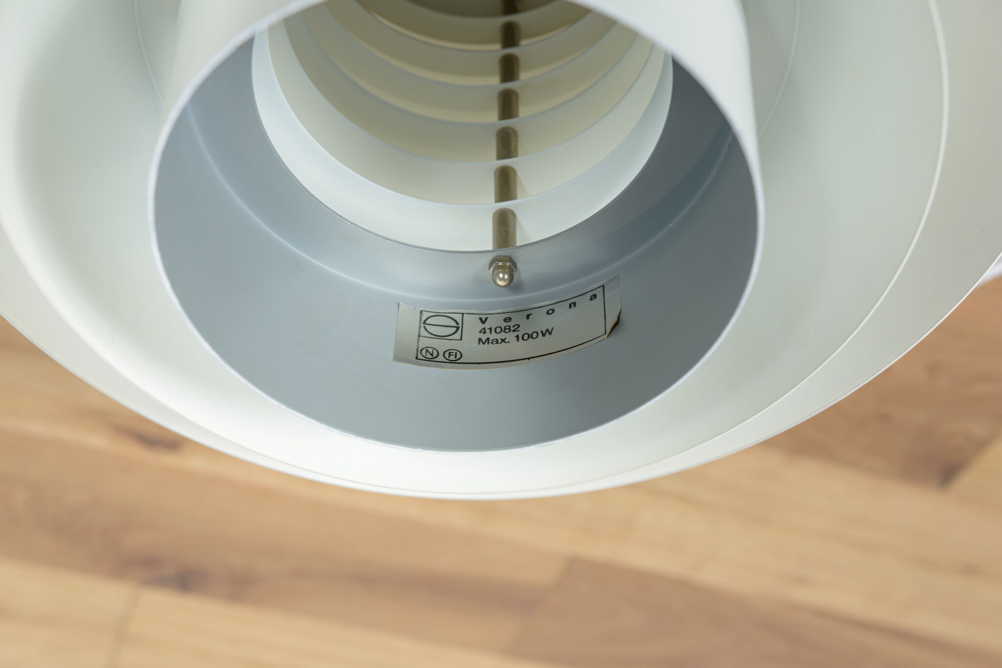 Mid-Century Danish Verona Pendant Lamp by Svend Middelboe for Fog & Menup, 1970s