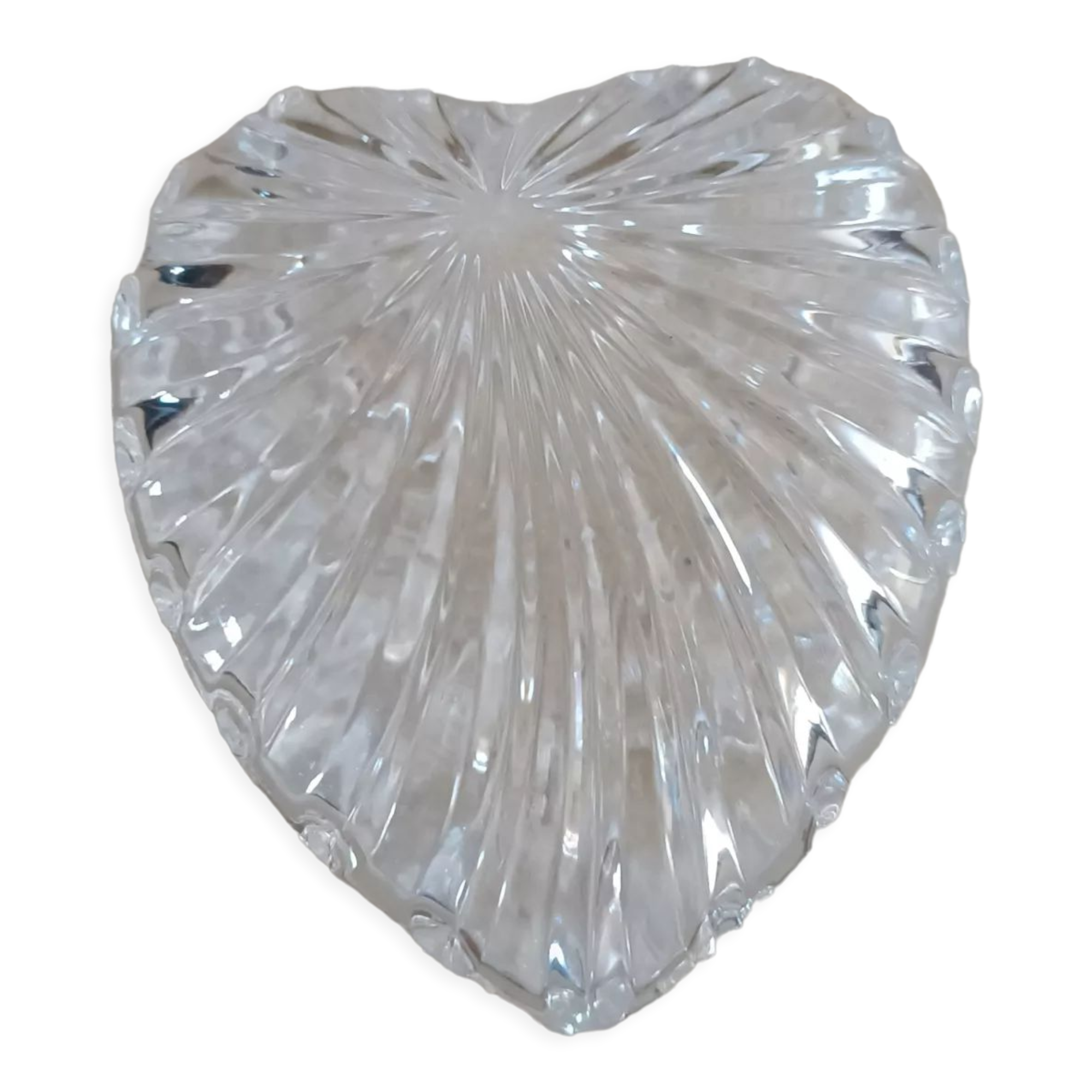 Boîte coeur en cristal