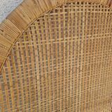 Rattan wicker headboard
