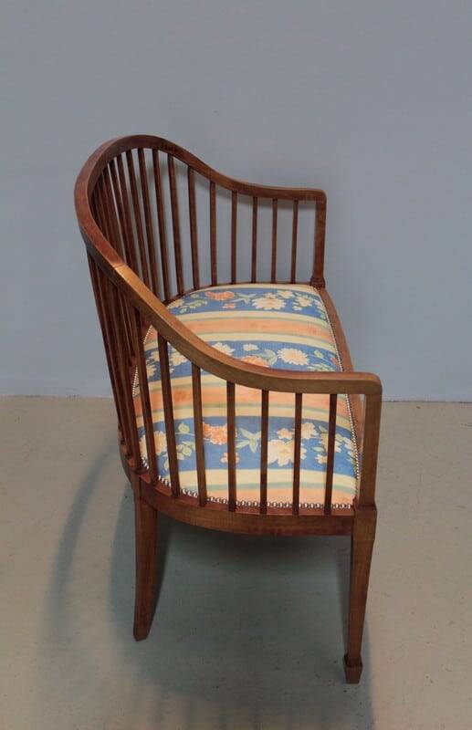 Art Deco Bench in 20th Century Beech