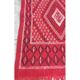 Handmade red margoum carpet in pure wool, 105x70 cm