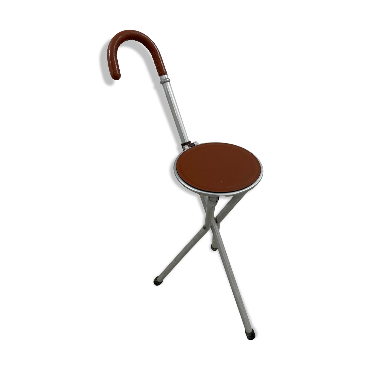 Vintage cane folding chair