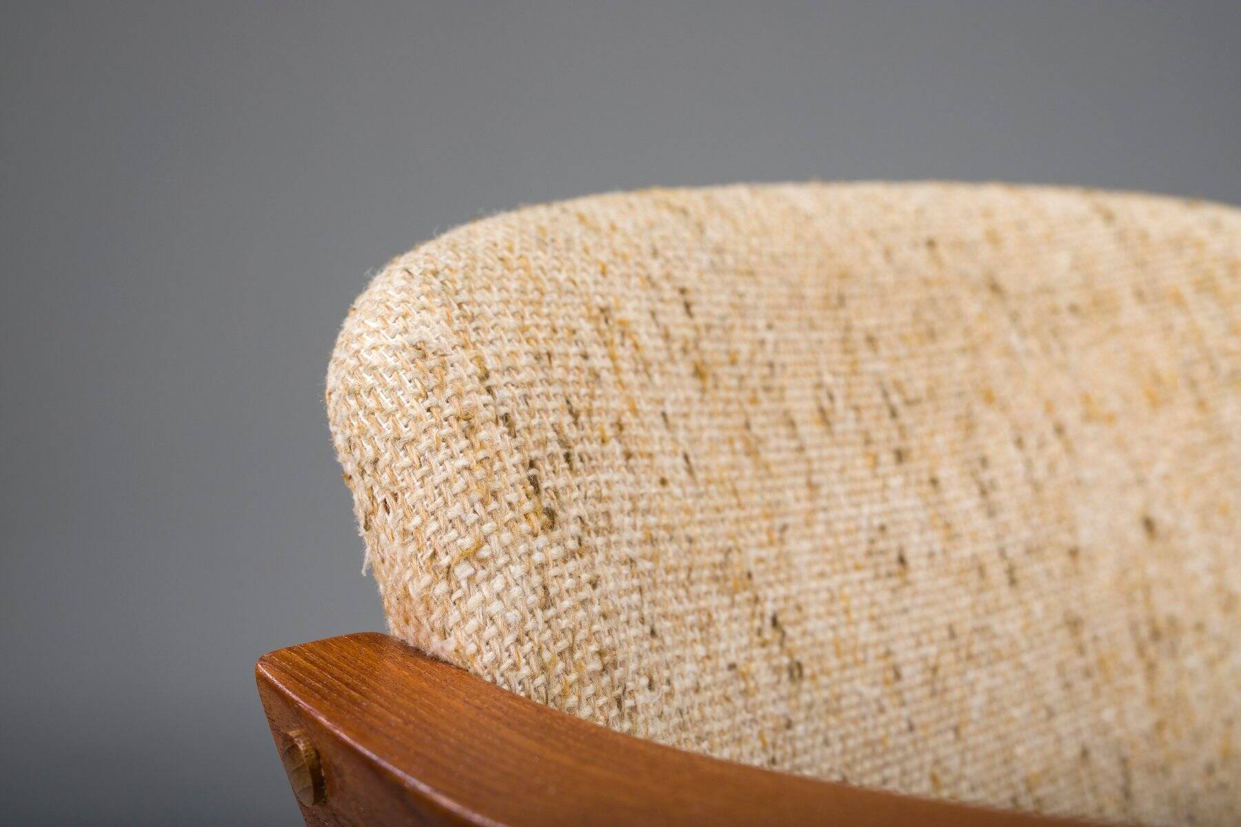 Chaise moderne en teck modèle 42 du milieu du siècle par Kai Kristiansen pour Schou Andersen, années 1960