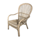 Fauteuil en rotin vintage