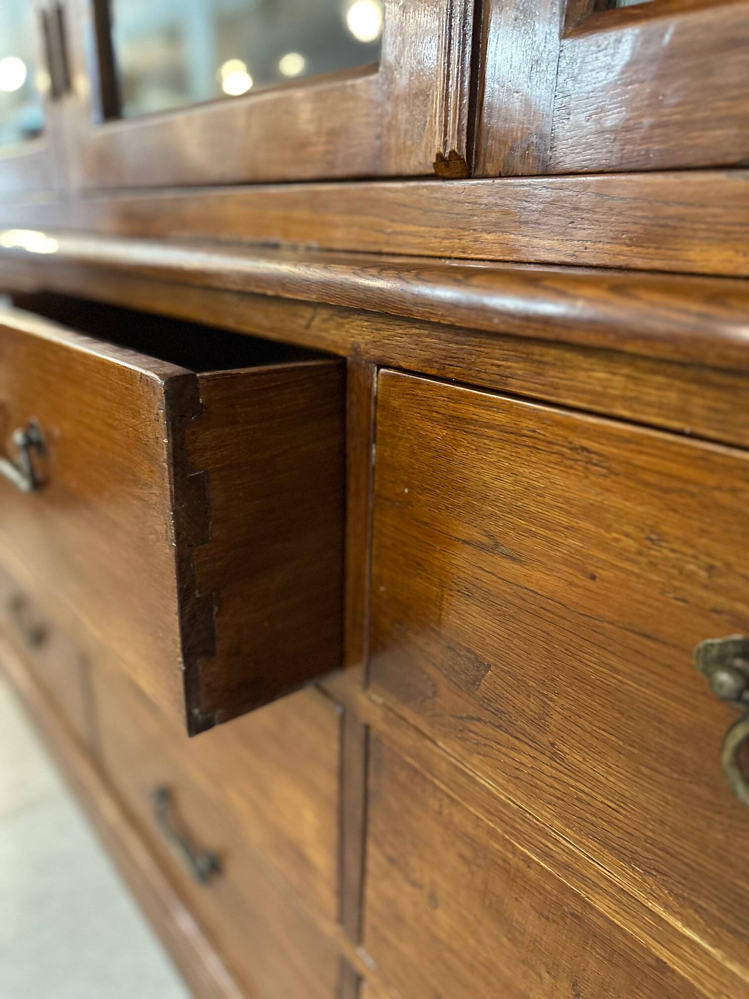 Oak display cabinet 1920