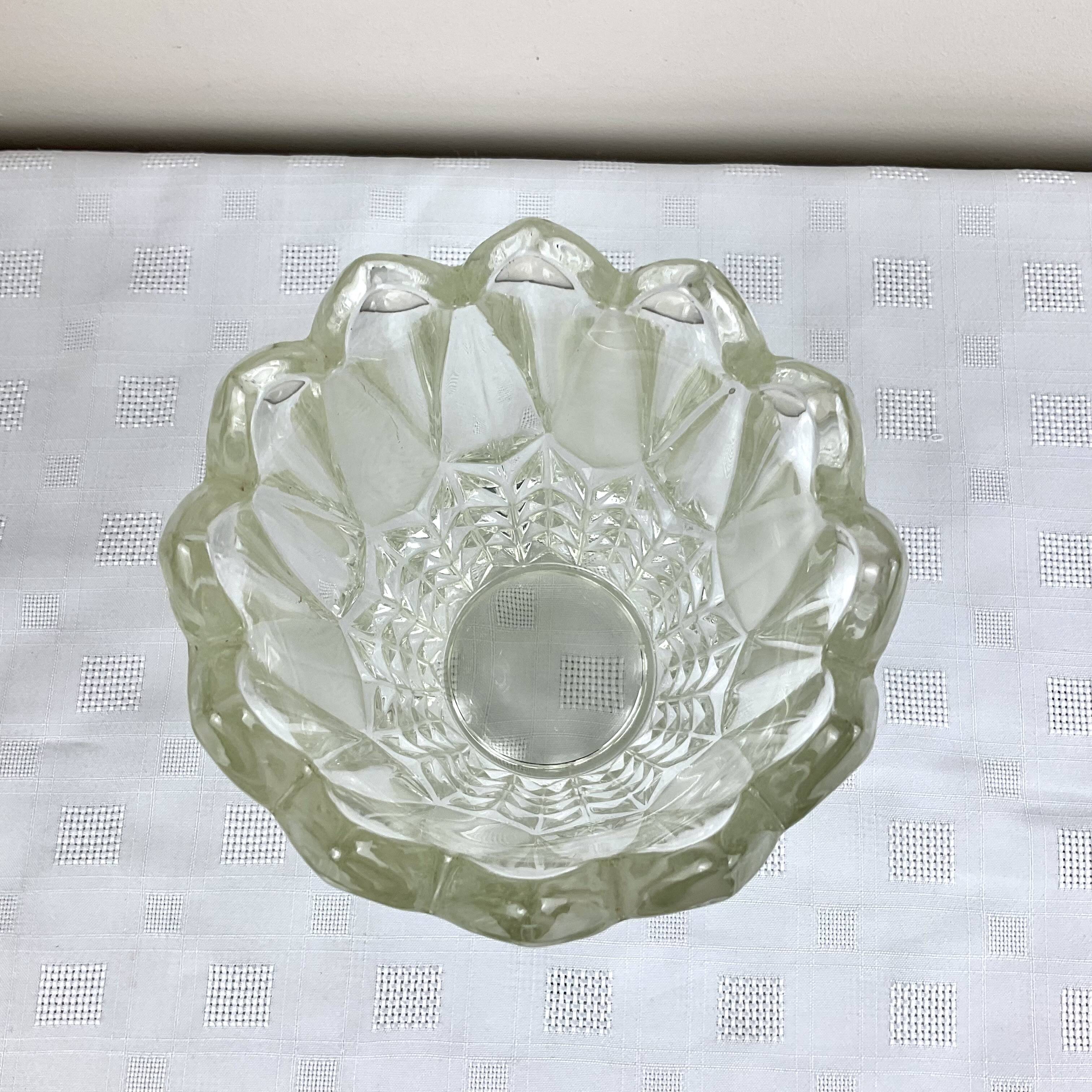 Solid crystal vase - Retro/vintage