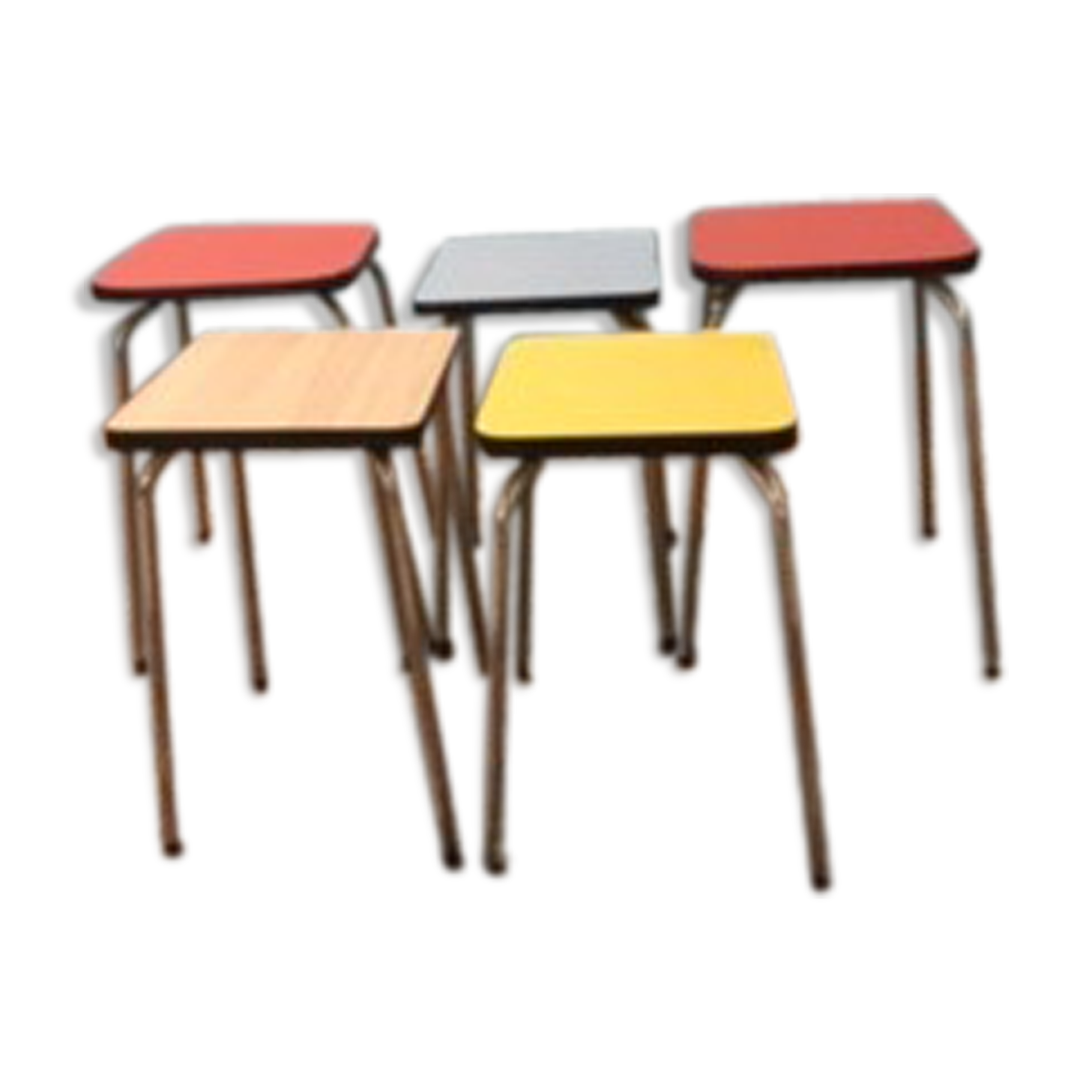 Vintage stools in formica