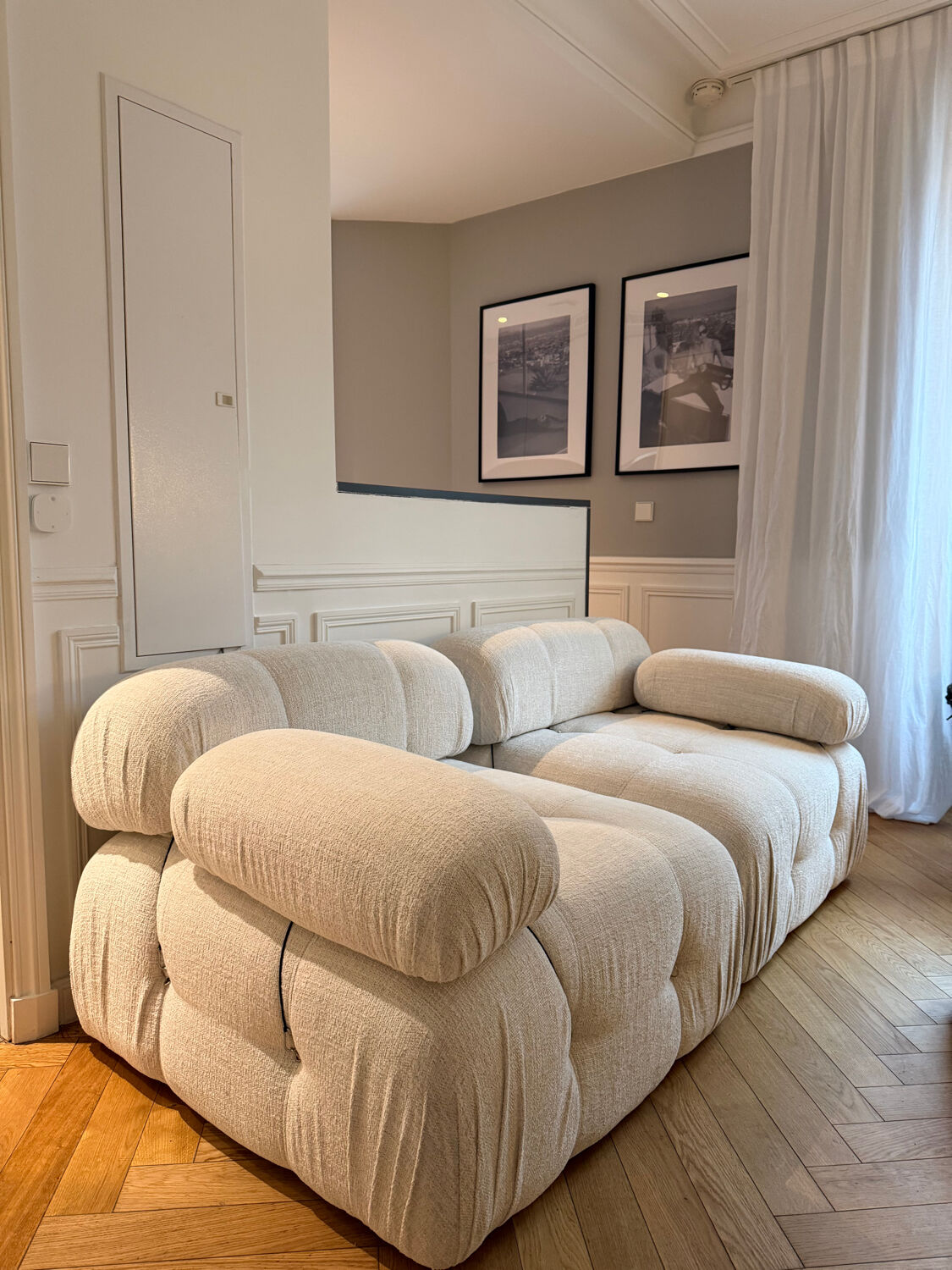 Modular 3-seater sofa