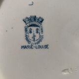 Round dishes in fine earthenware saint amand