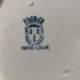 Plats ronds  en faïence fine  saint amand