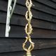 Birdcage chandelier in Bronze with 3 arms nice long chain French vintage