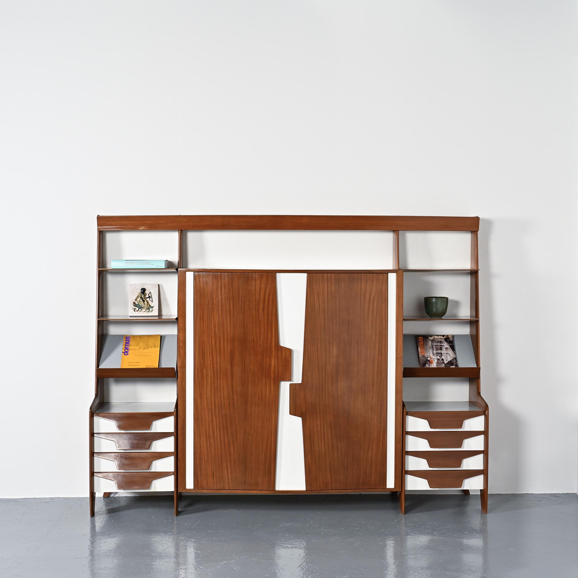 Wall unit by Gio Ponti for Prod. Italia, 1950s