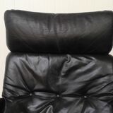 Vintage Model Kengu Lounge Chair and Footstool Set by Elsa & Nordahl Solheim for Rybo Rykken & Co