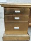 desk design RODOLFO DUBARRY covered brass decor desk brass